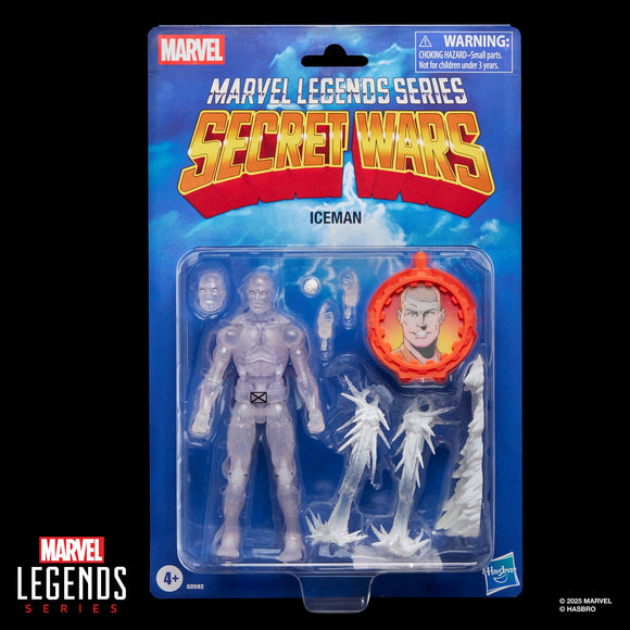 ( Pre Order ) Marvel Legends Series Secret Wars Ice Man, X-Men Retro 6 Inch Action Figure