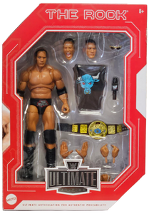 IN STOCK! IN STOCK! WWE Ultimate Edition Greatest Hits Wave 4 ( Red Box ) The Rock 6 inch Action Figure