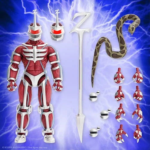 IN STOCK! Super 7 Ultimates Wave 3 Mighty Morphin Power Rangers Lord Zedd 7-Inch Action Figure