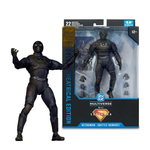 IN STOCK! McFarlane DC Multiverse Theatrical Deluxe Wave 1 Superman Movie Ultraman Batlle Damaged ( Gold Label )  7-Inch Scale Action Figure