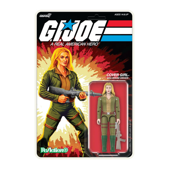 IN STOCK! Super 7 G.I Joe O-Ring  Wave 1 Cover Girl ( Blonde Hair )