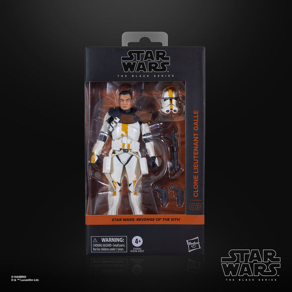 ( Pre Order ) Star Wars The Black Series Clone Lieutenant Galle, Star Wars: Revenge of the Sith 6 Inch Action Figure