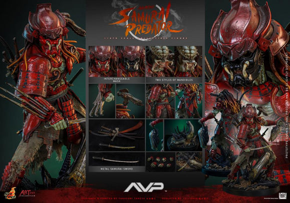 ( Pre Order ) HOT TOYS  Akaoni Samurai Predator 1/6 Scale Figure