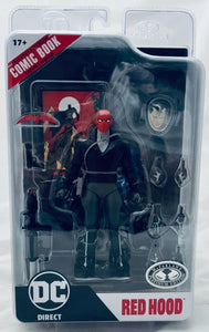 IN STOCK! McFarlane Page Punchers Red Hood: Batman Adventure Continues ( Platinum Edition ) 7 inch Action Figure With Comic