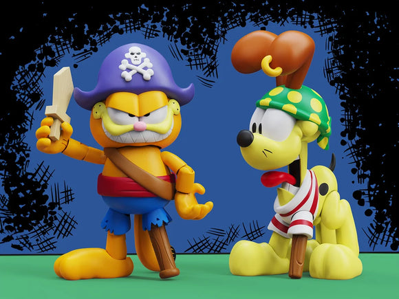 ( Pre Order ) Garfield's Halloween Adventure Pirate Garfield and Pirate Odie Figure Two-Pack
