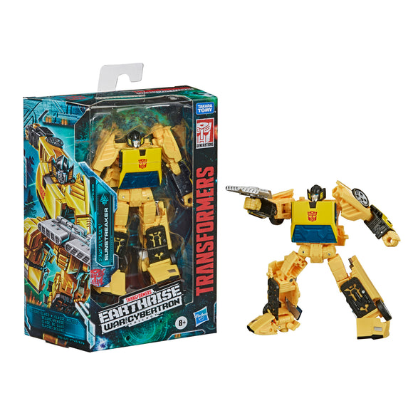 ( Pre Order ) Transformers Toys Generations War for Cybertron: Earthrise Deluxe WFC-E36 Sunstreaker Action Figure