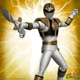 IN STOCK! Super 7 Ultimates Power Rangers Wave 4 Mighty Morphin White Ranger 7-Inch Action Figure