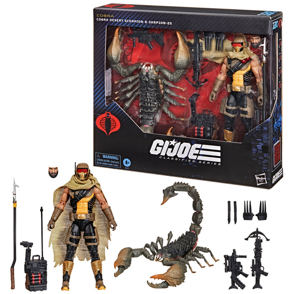 ( Pre Order ) G.I. Joe Classified Series #180, Cobra Desert Scorpion & SKRP10N-25: 6 inch Action Figure