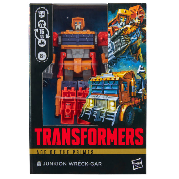 ( Pre Order ) Transformers Age of the Primes Voyager Class Junkion Wreck-Gar Action Figure