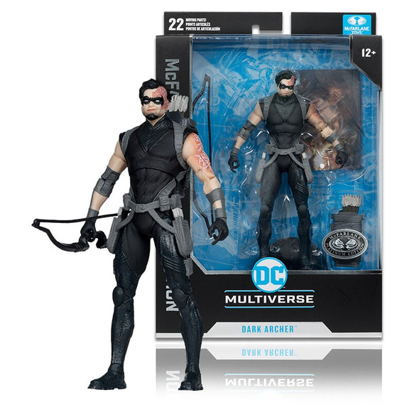 IN STOCK! McFarlane DC Multiverse Collector Edition #40 Dark Archer (Green Arrow)( Platinum edition ) 7 inch Action Figure