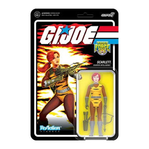 IN STOCK! Super 7 Reaction G.I. Joe Tiger Force Scarlett 3 3/4 inch Figure