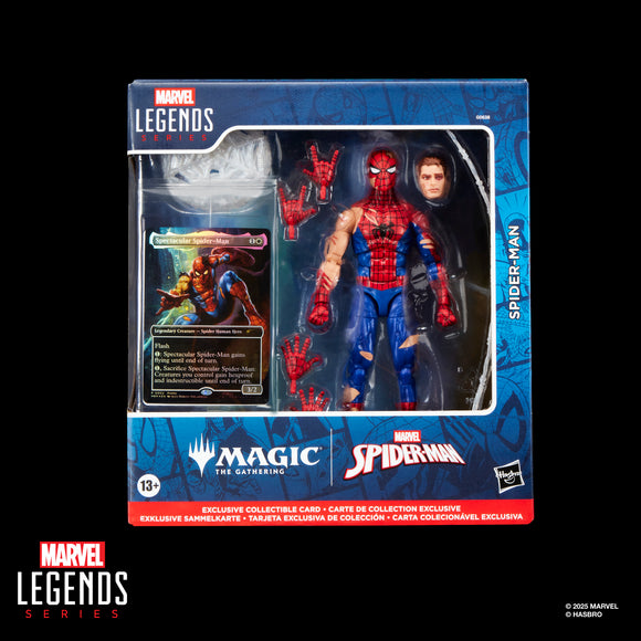 ( Pre Order ) Marvel Legends Series Magic: The Gathering Battle-Damaged Spider-Man, 6