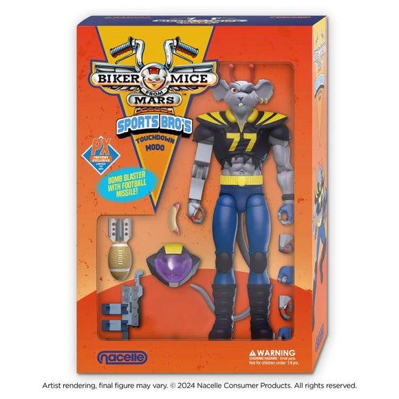 ( Pre Order ) Biker Mice from Mars Sports Bros Touchdown Modo PX Previews Exclusive Limited Edition Action Figure