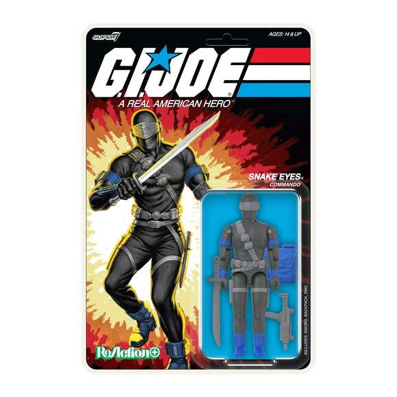 IN STOCK! Super 7 G.I Joe O-Ring  Wave 1 Snake Eyes Comic Version