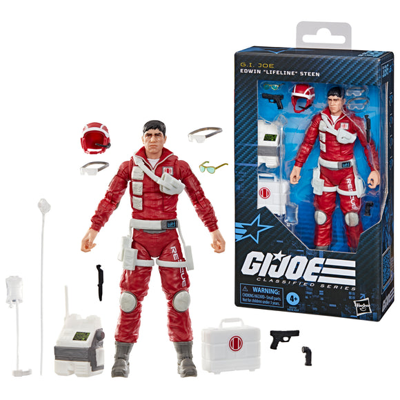 ( Pre Order ) G.I. Joe Classified Series #186, Edwin “Lifeline” Steen 6 inch Action Figure