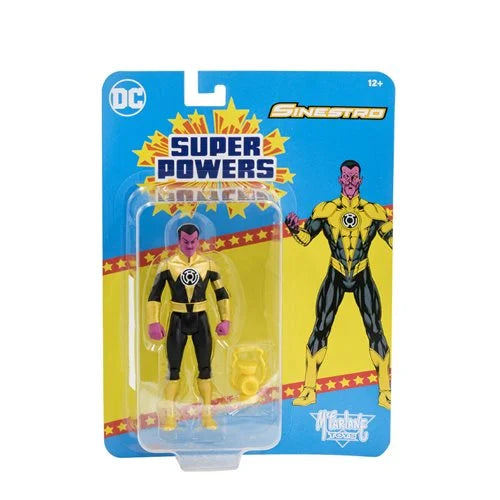 IN STOCK! McFarlane DC Super Powers Wave 7 Sinestro 4 1/2-Inch Scale Action Figure