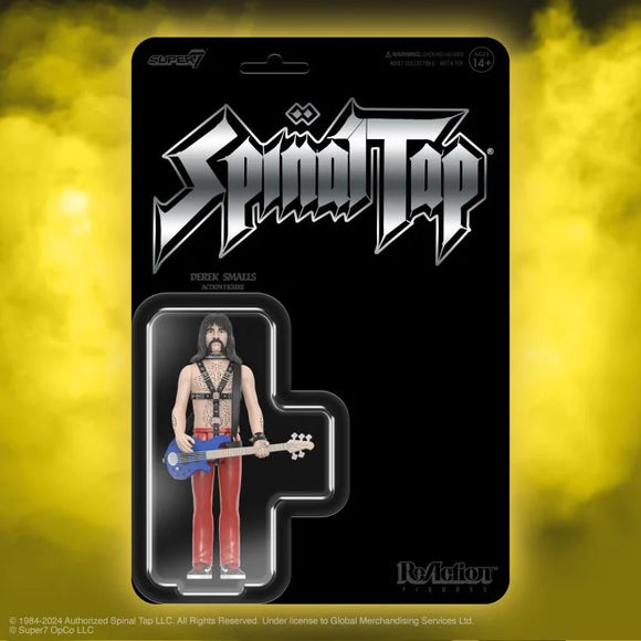 ( Pre Order ) Super 7 Reaction Spinal Tap ReAction Derek Smalls Action Figure