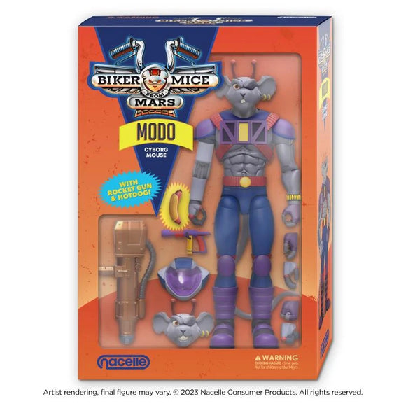 IN STOCK! Biker Mice from Mars Modo 7-Inch Scale Action Figure