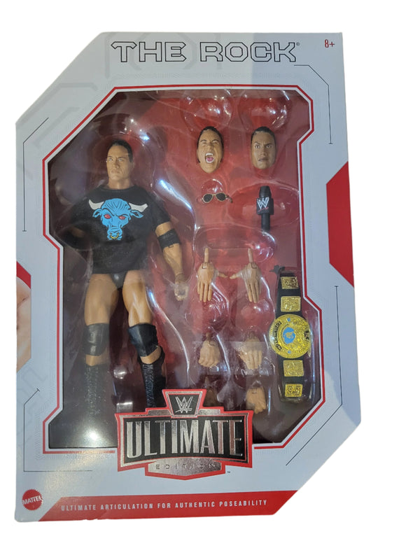 IN STOCK! WWE ULTIMATE EDITION SERIES 6 THE ROCK AMAZON EXCLUSIVE ( OPENED )