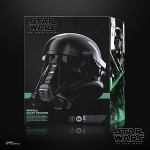 ( Pre Order ) Star Wars The Black Series Imperial Death Trooper Premium Electronic Roleplay Helmet