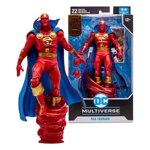 IN STOCK! McFarlane DC Multiverse Gold Label Red Tornado 7 inch Action Figure