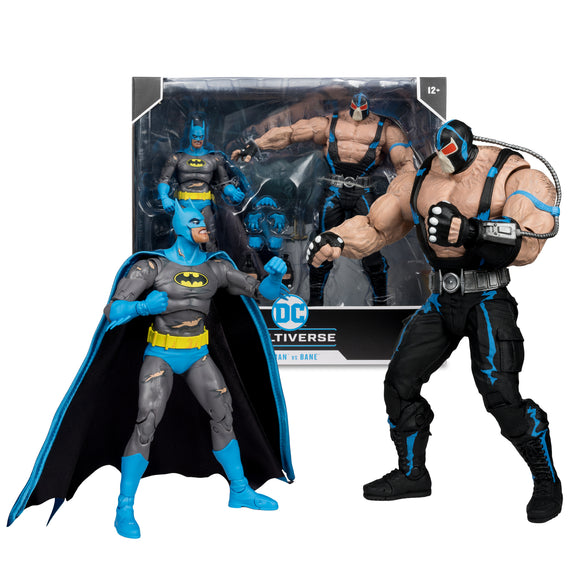 ( Pre Order ) McFarlane DC Multiverse Batman vs Bane 7 inch Action Figure 2 pack