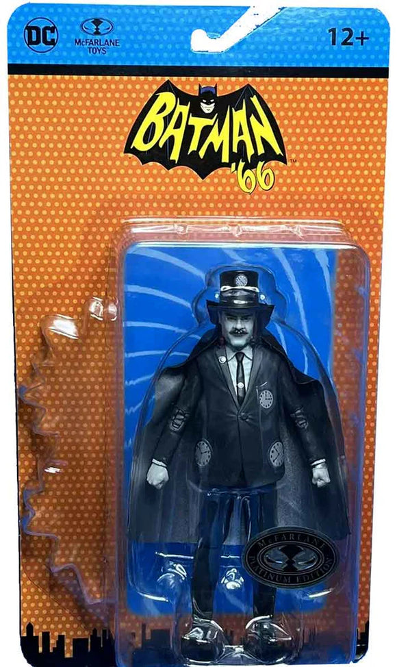 IN STOCK! McFarlane DC Retro Wave 11 Batman 1966 Clock King ( Platinum Edition ) 6 inch Scale Action Figure