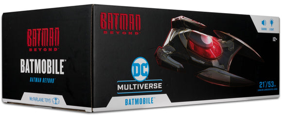 IN STOCK! McFarlane DC Multiverse Batmobile (Batman Beyond) Vehicle with Lights and Sound McFarlane Toys