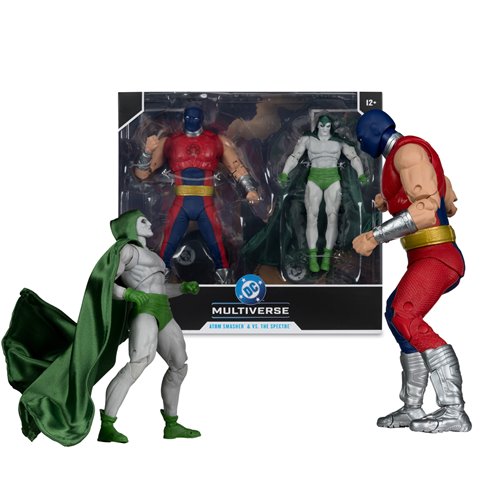 ( Pre Order ) McFralane DC Multiverse Atom Smasher Megafig vs. The Spectre JSA: Black Vengeance Action Figure 2-Pack