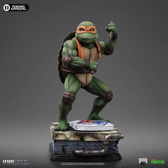 ( Pre Order ) Iron Studios TMNT (1990) Michelangelo 1/10 Art Scale Limited Edition Statue