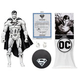 IN STOCK! McFarlane DC Multiverse Superman Rebirth Sketch Edition Gold Label 7-Inch Scale Action Figure - Entertainment Earth Exclusive