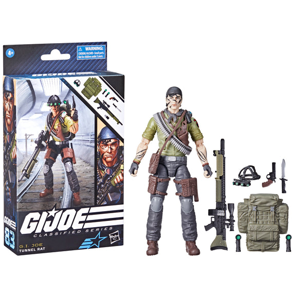 IN STOCK! G.I. Joe Classified Series Tunnel Rat #83 - 6 inch Action Figure