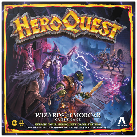 ( Pre Order ) Avalon Hill HeroQuest Wizards of Morcar Quest Pack (Requires HeroQuest Game System)