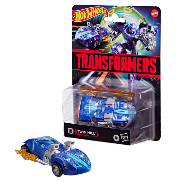 ( Pre Order ) Transformers Collaborative Hot Wheels® x Transformers Twin Millä Converting Action Figure