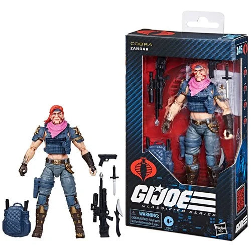 IN STOCK! G.I. Joe Classified Series #146, Dreadnok Zandar 6 inch Action Figure