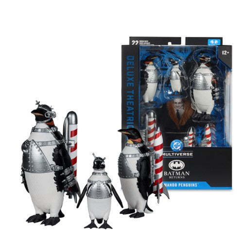 ( Pre Order ) McFarlane DC Multiverse Commando Penguins (Batman Returns) Deluxe Action Figures