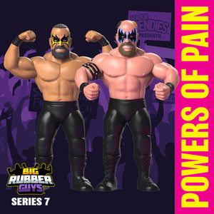 ( Pre Order ) Major Bendies Big Rubber Guys Wave 7 Powers of Pain Barbarian And Warlord Set of 2- 8 inch Figure