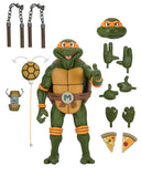 IN STOCK! NECA TMNT MIchelangelo Cartoon Version 1:4 Scale Action Figure