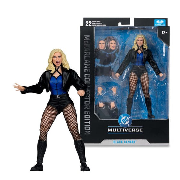 DCマルチバース ブラックキャナリー IN STOCK! McFarlane Collector Edition #54 Black Canary 7 inch