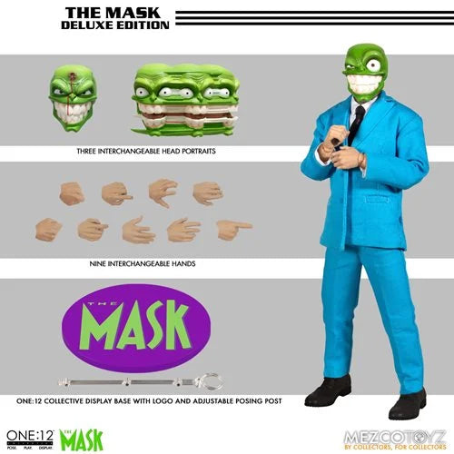 ( Pre order ) Mezco One 12: Collective The Mask Deluxe  Action Figure