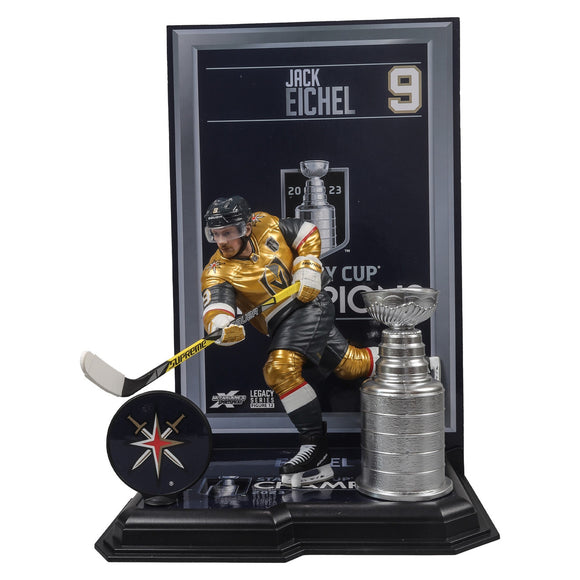 IN STOCK! McFarlane NHL Sports PIcks Jack Eichel w/Stanley Cup (Vegas Golden Knights) NHL 7
