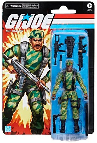 IN STOCK! G.I. Joe Classified Series Retro Cardback Sgt. Stalker 6-Inch Action Figure