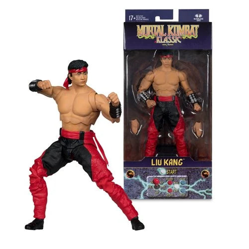 IN STOCK! McFarlane Mortal Kombat Klassics Liu Kang 7 inch Action Figure