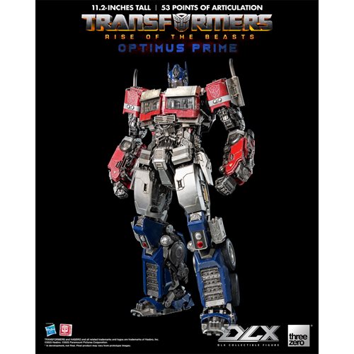 ( Pre Order ) Threezero Transformers: Rise of the Beasts Optimus Prime DLX Action Figure
