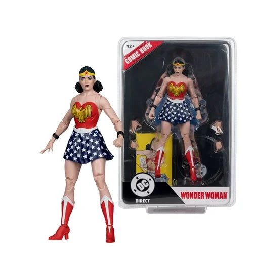 ( Pre Order ) McFarlane DEC Multiverse Page Punchers Wonder Woman #1 7 inch Action Figure