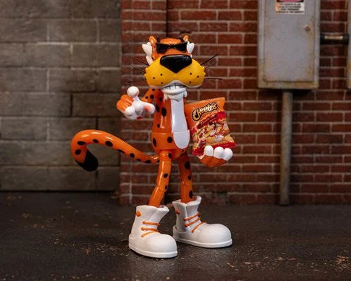 IN STOCK! Cheetos Chester Cheetah Flamin' Hot Glow-in-the-Dark 6-Inch Action Figure