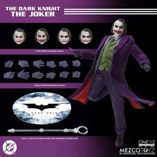 Pre Order ) Mezco One:12 Collective The Dark Knight Joker Action Pre Order ) Mezco One:12 Collective The Dark Knight Joker Action
