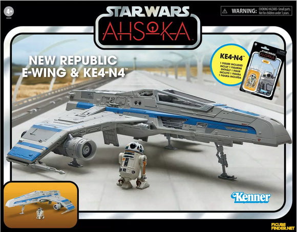 IN STOCK! Star Wars The Vintage Collection New Republic E-Wing and KE4-N4