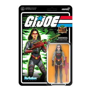 IN STOCK! Super 7 Reaction G.I. Joe Python Patrol Baroness 3 3/4 inch Figure