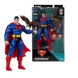 IN STOCK! McFarlane DC Superman: Our Worlds at War Superman 7" Action Figure (With Digital Code)